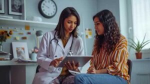 Consultation of laparoscopy surgery for fertility